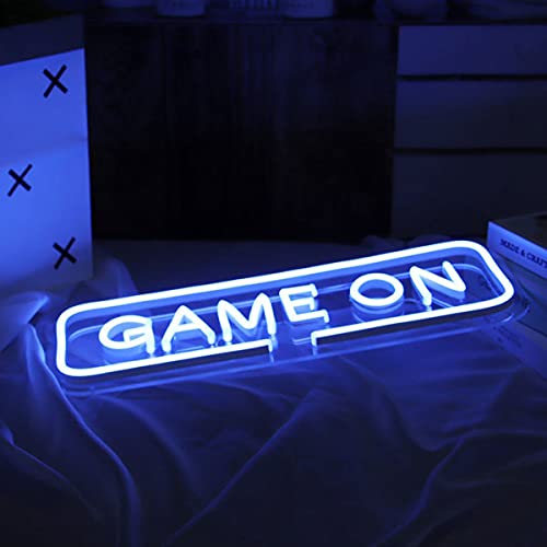 Game On Gamer USB Powered Led Neon Signs Wall Decoration