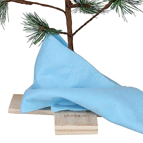 24" CBrwn Christmas Tree w/ Linus's Blanket Holiday Décor, Classic Ornament