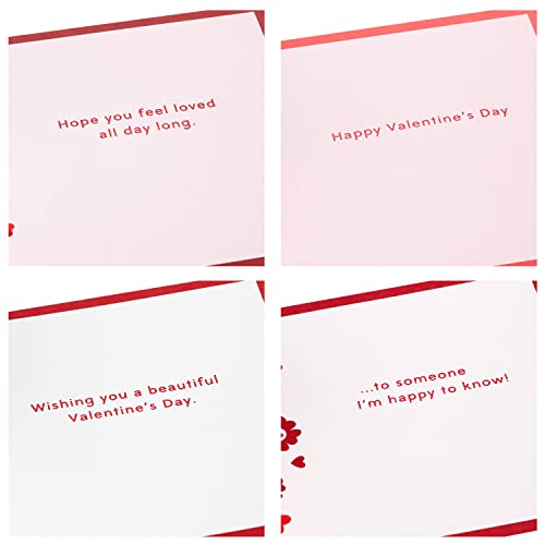 Hallmark Signature Wonder Pop Up Valentines Day Cards Assortment (4 Cards with Envelopes)