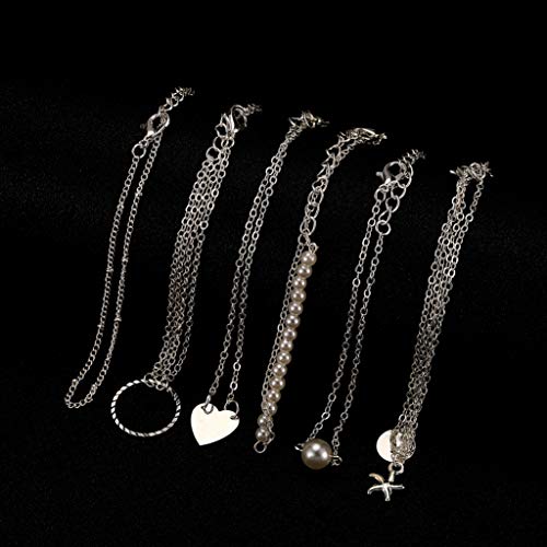 12pcs Silver Bracelets for Women