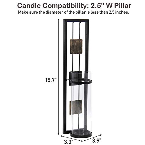 Wall Sconce Candle Holder Metal Wall Decorations Set of 2
