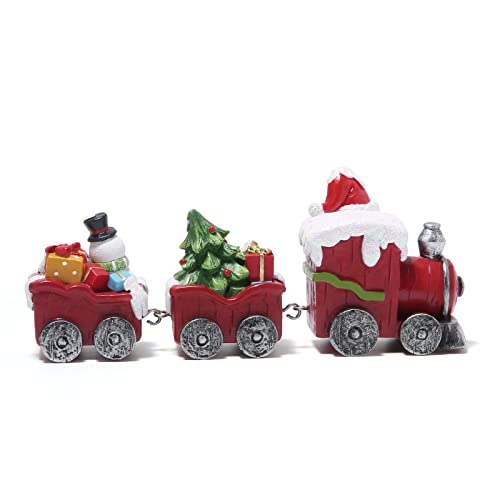 Christmas Train Figurines for Home Decorations