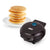 Mini Round Electric Griddle Machine for Individual Pancakes, Cookies, Eggs w/ Recipe Book