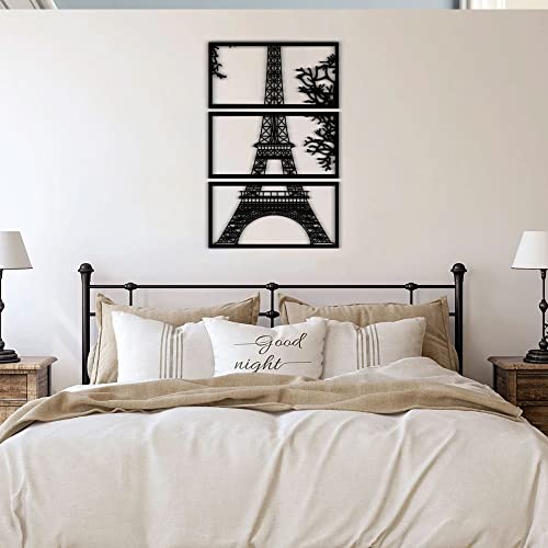 Wooden Eiffel Minimalist Wall Art Decoration