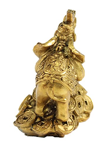 Feng Shui 3" Money Elephant Figurine for Luck & Wealth Home Decoration