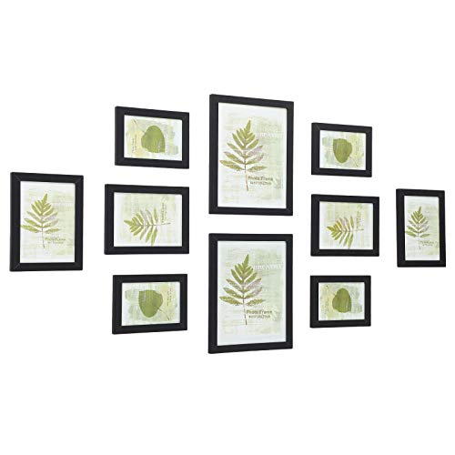 Picture Frames, Set of 10, Two 8 x 10 Inch, Four 5 x 7 Inch, Four 4 x 6 Inch for Home Decor