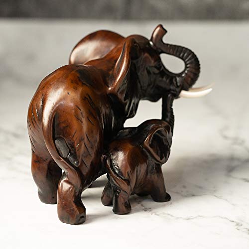 Decorative Elephant Family Statues - Ideal for Modern & Rustic Settings for Home Decoration