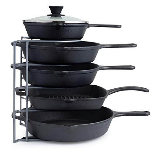 Heavy Duty Pan Organizer, 5 Tier Rack - Holds up to 50 LB  - No Assembly Required