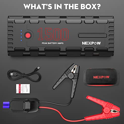 Car Jump Starter, 21800mAh 12V Portable Car Battery Starter