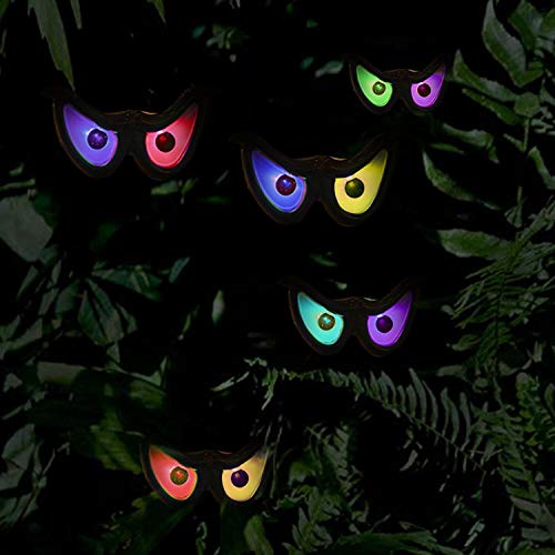 8 Pcs Hanging Witch Hats, 14ft 56 LEDs  Remote Control String Lights, Battery Powered with 8 Lighting Modes for Garden, Yard, Tree