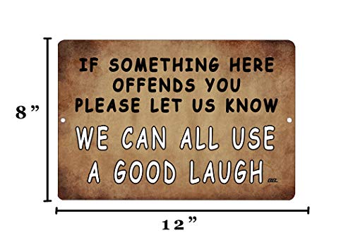 Funny Sarcastic Metal Tin Sign Wall Decoration