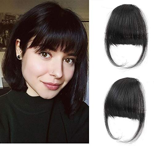 Clip in Air Bangs - Human Hair Extensions