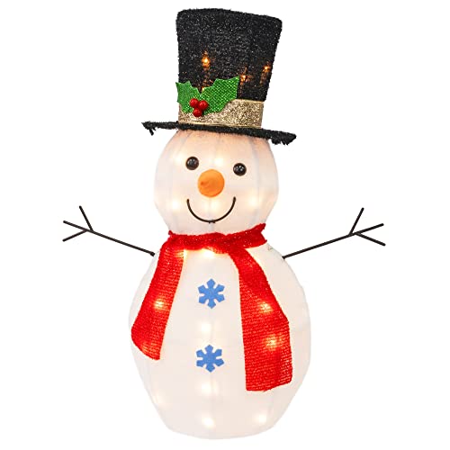 24 Inch Lighted snowman Christmas Decoration