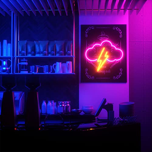 Cloud Led Neon Light Wall Decor, Battery or USB Powered