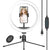 10" Selfie Ring Light w/ Tripod Stand & Phone Holder