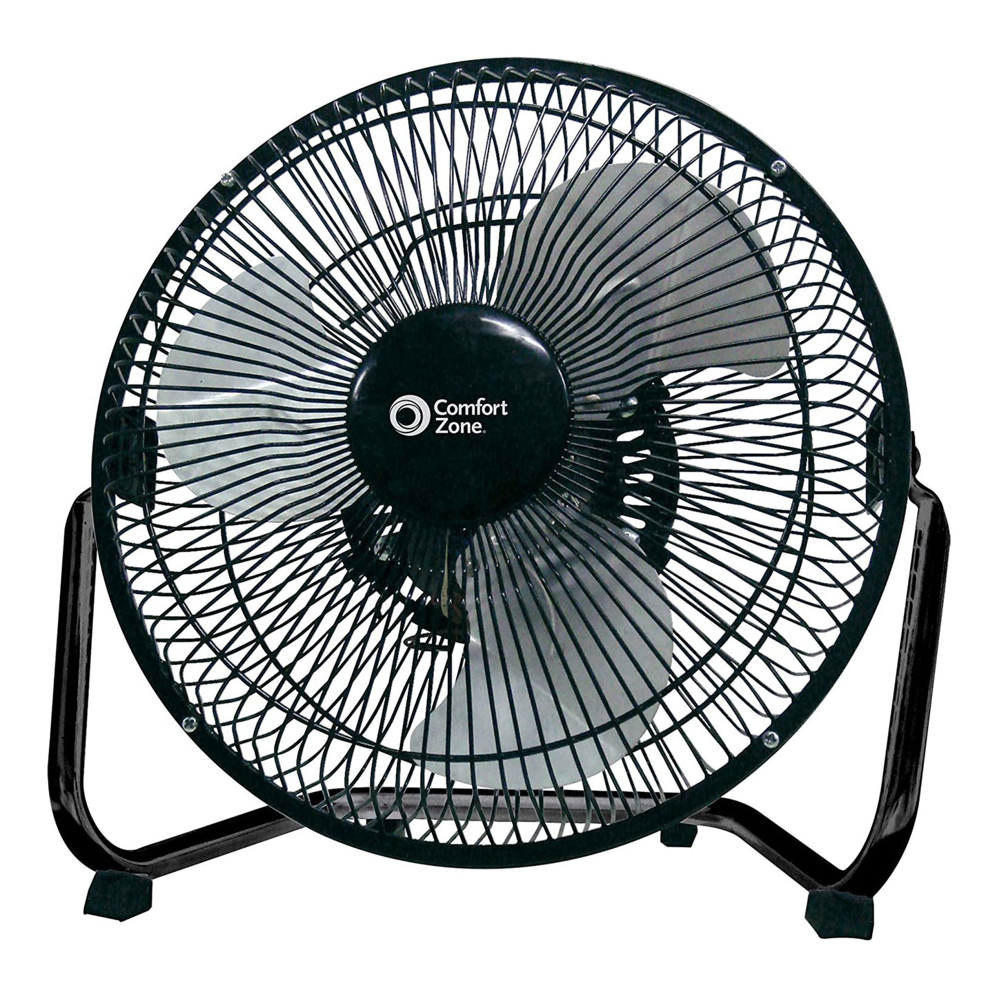 9 Inch 3 Speed Portable High Velocity Air Cooling Floor Fan, Black