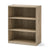 31" 3-Shelf Bookcase with Adjustable Shelves, Rustic Oak