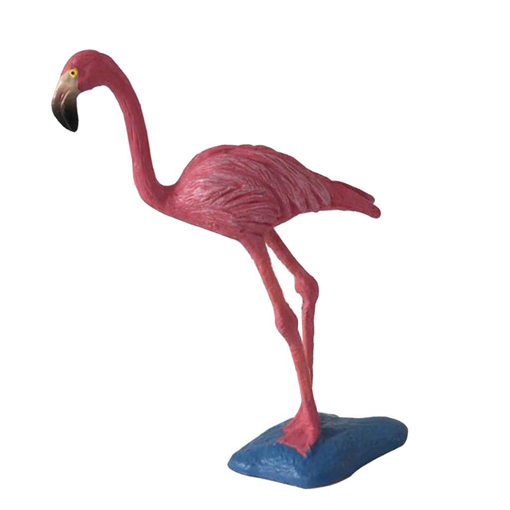 Set of 2 Lovely Garden Pink Flamingo Statue