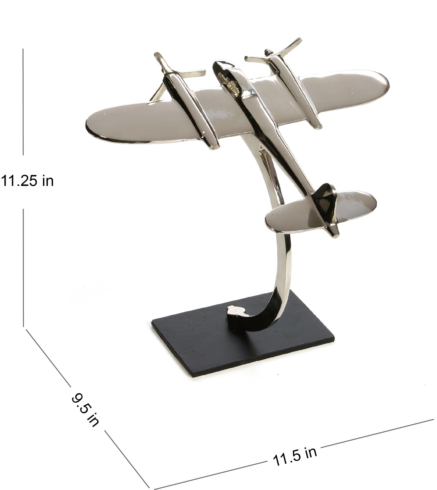 Mid-Century Modern Plane Decorative Sculpture