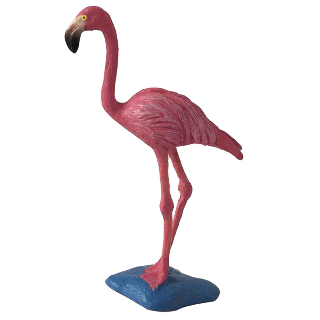 Set of 2 Lovely Garden Pink Flamingo Statue