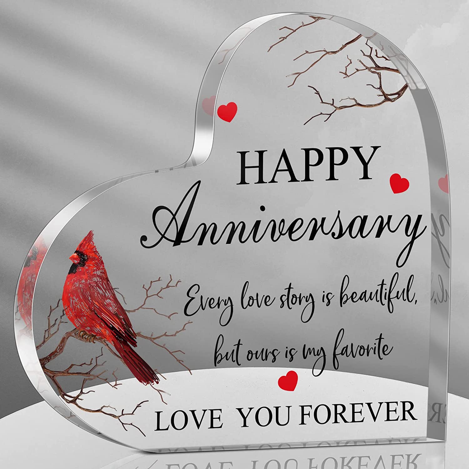 Happy Anniversary Cardinal Gift for Women