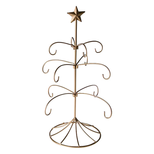 Christmas Metal Bride's Tradition Ornament Display Tree