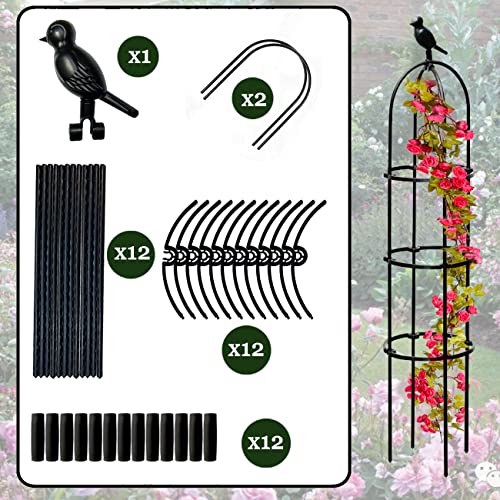 Garden Trellis for Climbing Plants, Cages & Supports,Tower