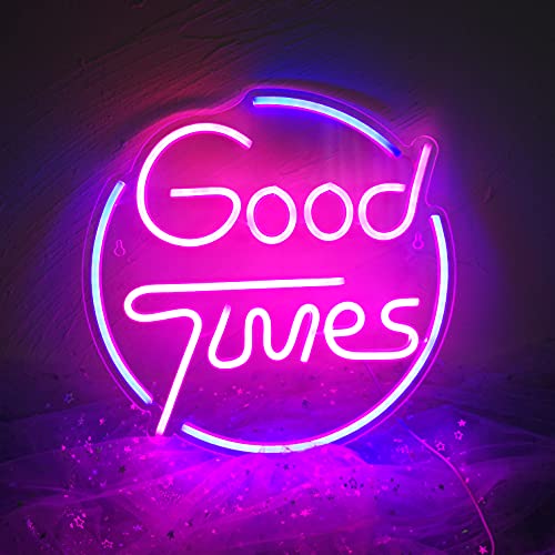 Good Times LED Acrylic Sign Neon Light  USB Operated Party Lights