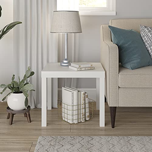 White End Table for Home Decoration