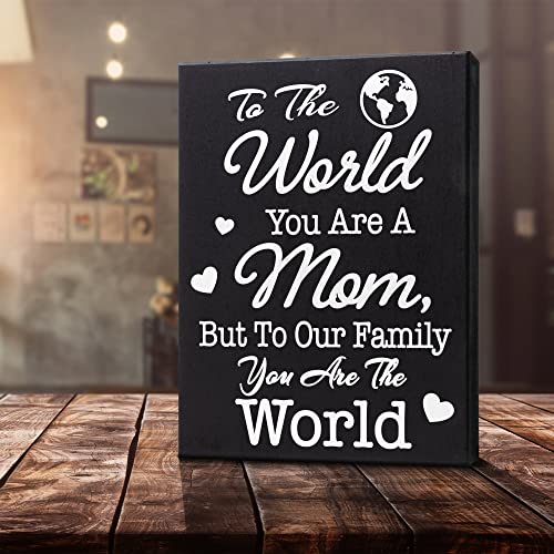 Sentimental Wood Sign Gifts for Mom on Her Birthday/Mothers Day