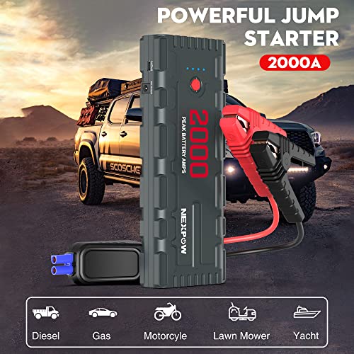 Car Jump Starter, 21800mAh 12V Portable Car Battery Starter