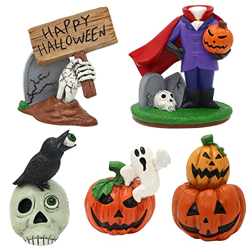 5 Pcs Halloween Figurine Decoration