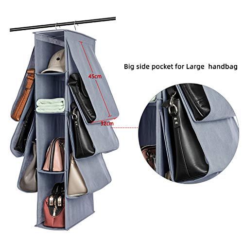 Closet Purse Organizer w/ 10 Compartments