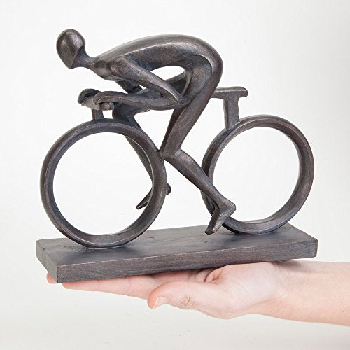 Elegant 6-3/4" Bicycle Statue - Impressive Home Décor Sculpture