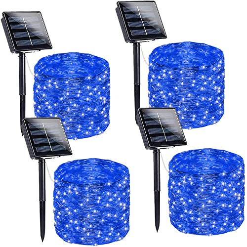 4-Pack 160FT 400 LED  Solar Christmas Lights