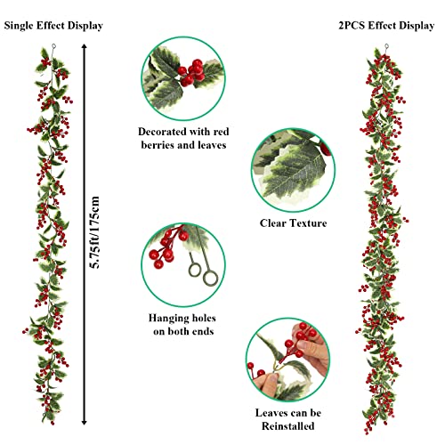 Total 11Ft Christmas Garland Decoration