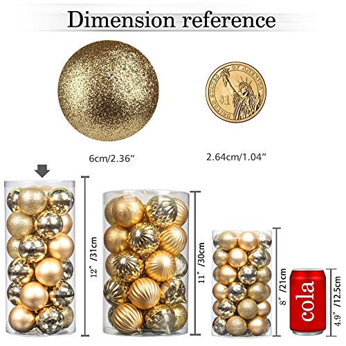 24pcs 2.36in Christmas Balls Decoration