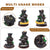 Backflow Incense Holder Waterfall 2 Sides, w/ 120 Backflow Incense Cones & 30 Incense Sticks