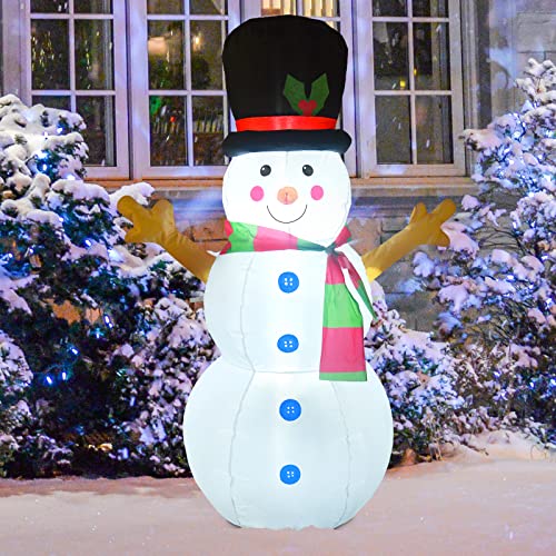 4 FT Christmas Inflatables Snowman w/ LEDs