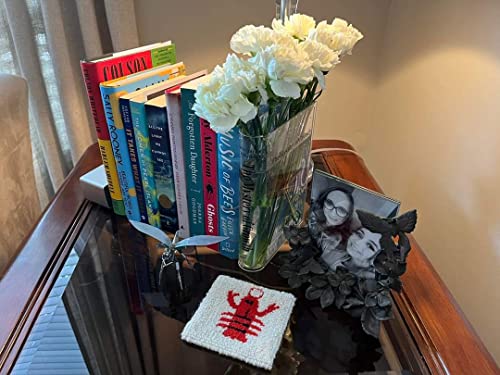 Book Vase for Flowers, Acrylic Clear Book Flower Vase, A Book About Flowers Vase, Unique Home/Bedroom