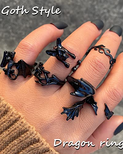 20-30Pcs Gothic Vintage Rings Set for Men/Women