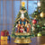 Musical Nativity Scene Christmas Tree Tabletop Figurine - Plays Silent Night