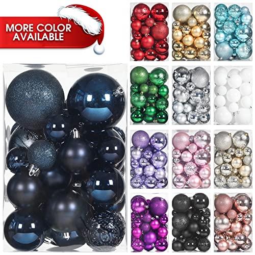 45pcs Christmas Ball Ornaments for Christmas Trees Decorations