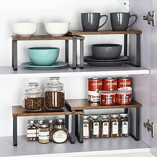 Kitchen Organizer Set of 2 Stackable