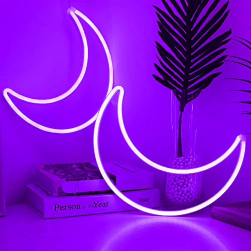 LED Moon Neon Light for Home Decoration