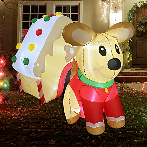 8.5ft Christmas Inflatables Decoration w/ Built-in LEDs