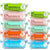 [10-Pack] Glass Food Storage Containers