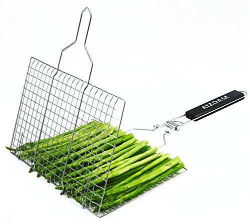 Portable Stainless Steel BBQ Barbecue Grilling Basket