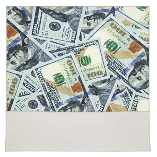 $100 Dollar Bill Area Rug-Multicolor