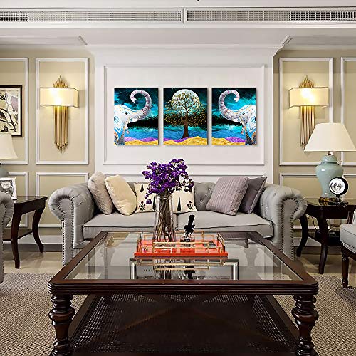 Dropship Handmade Oil Painting Canvas Wall Art Decoration Modern Animal  Colourful Elephant Home Entryway Living Room Bedroom Luxurious Decoration  Painting to Sell Online at a Lower Price